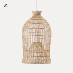 Outdoor rattan chandelier