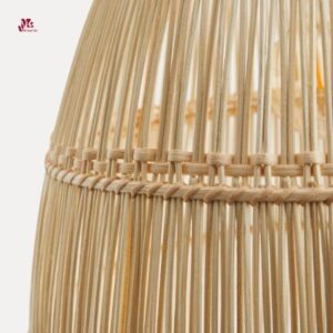 Unique small chandelier rattan