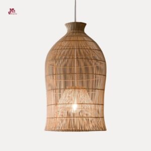 Outdoor rattan chandelier