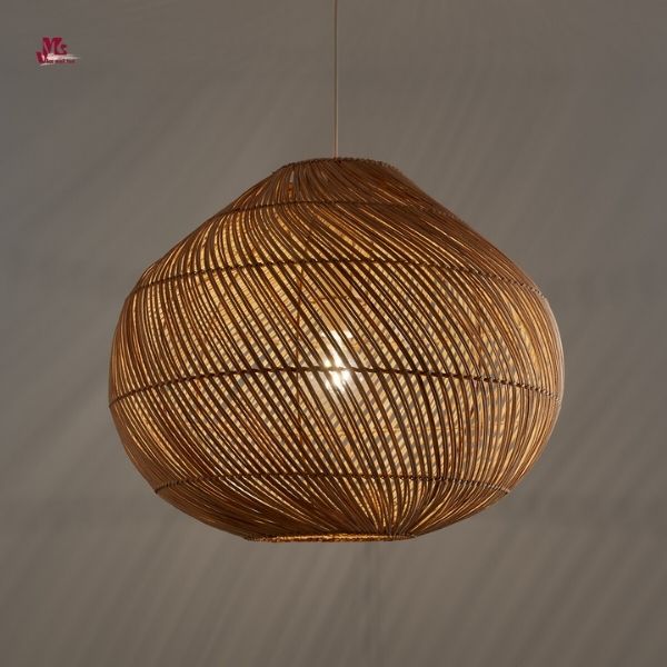 rattan chandelier light