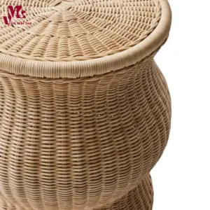 Natural Wicker Stool