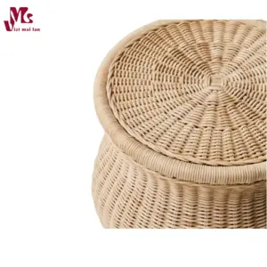 Natural Wicker Stool