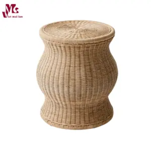 Natural Wicker Stool