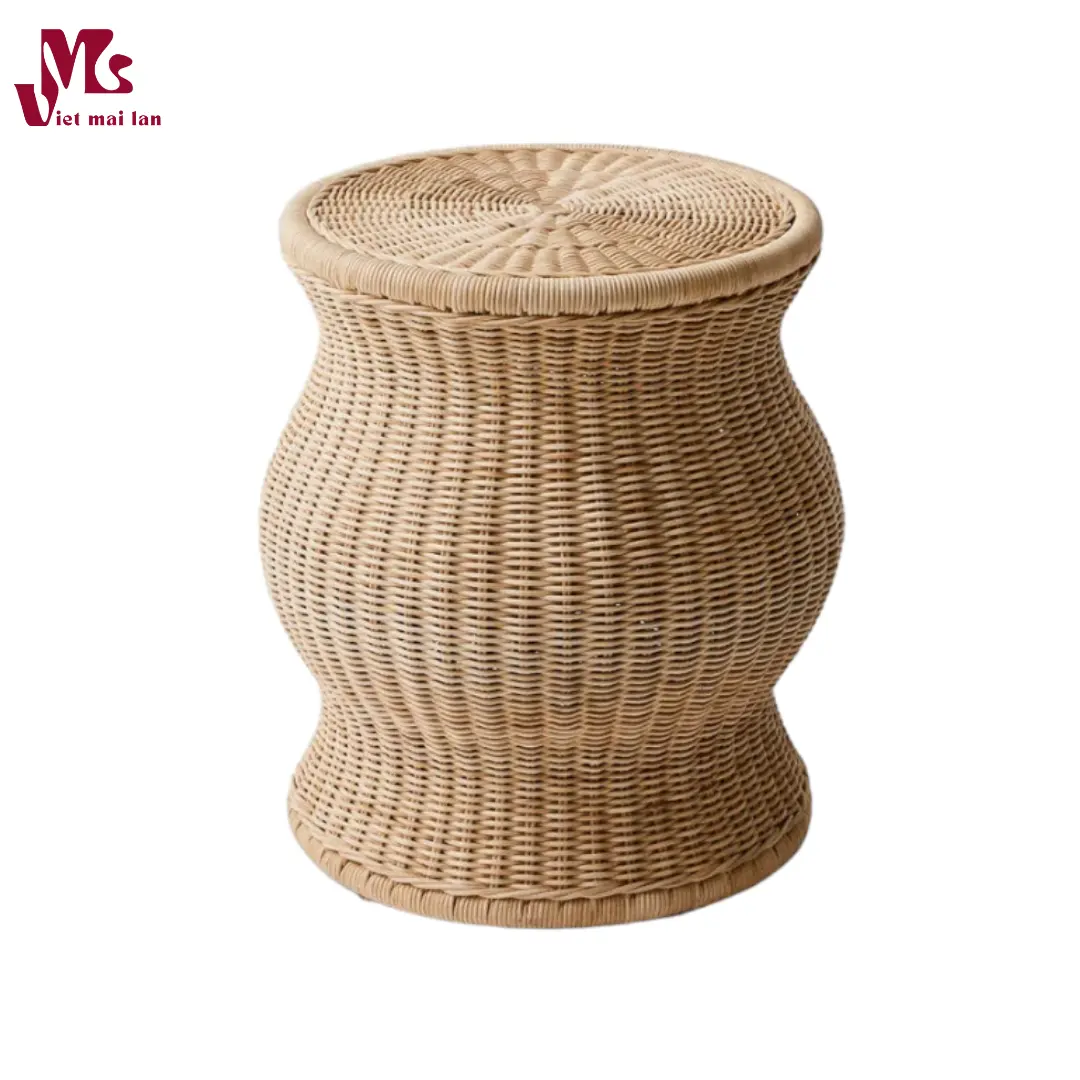 Natural Wicker Stool