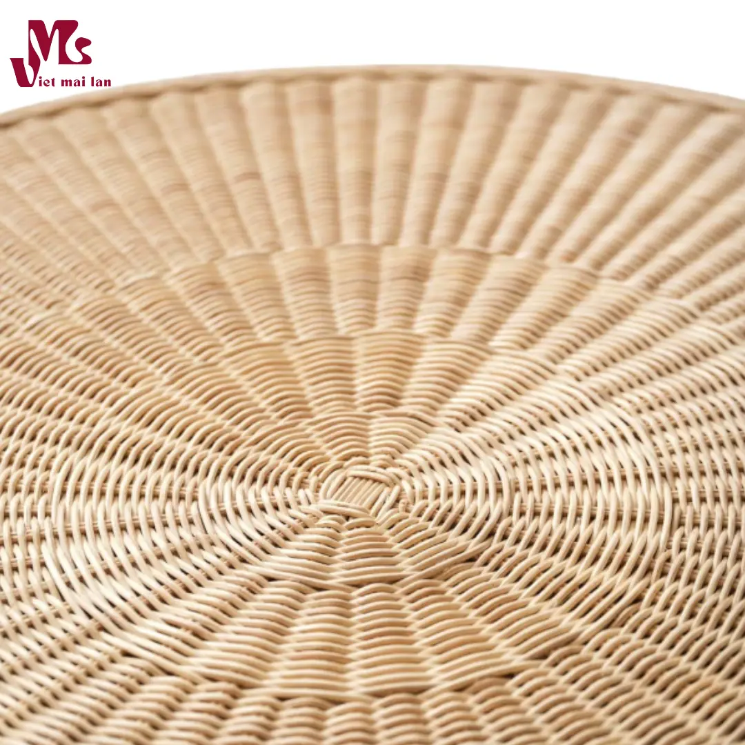 Natural Wicker Coffee Table