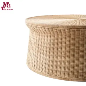 Natural Wicker Coffee Table