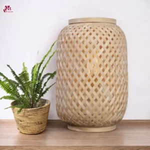 Small Bamboo Table Lamp