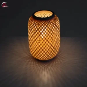 Small Bamboo Table Lamp