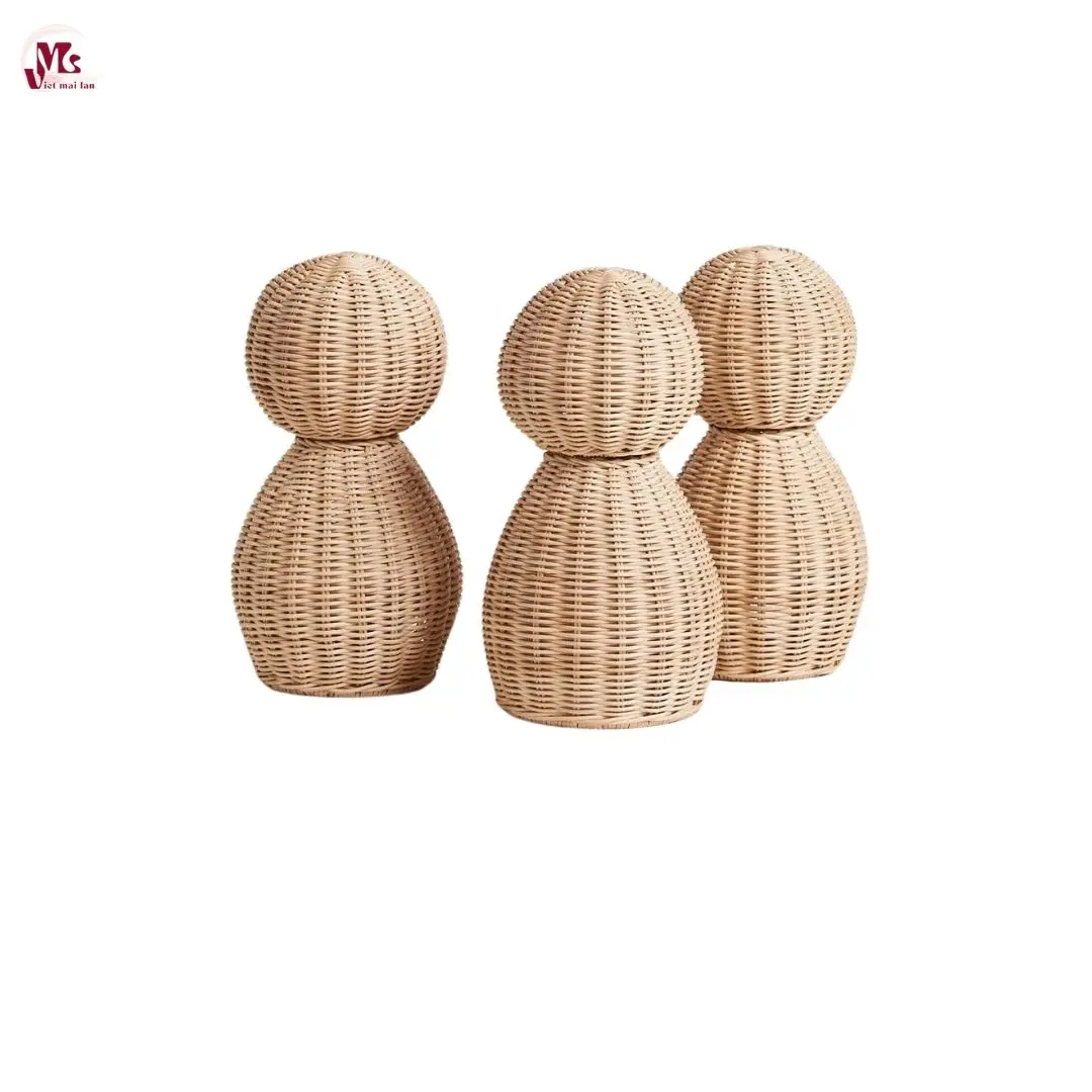 Rattan Bedroom Table Lamp
