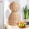 Rattan Bedroom Table Lamp