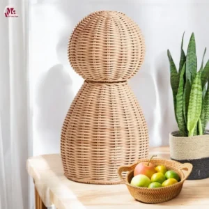 Rattan Bedroom Table Lamp