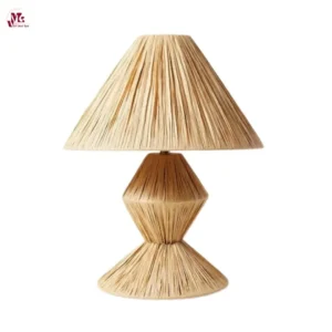 Raffia Bedroom Table Lamp
