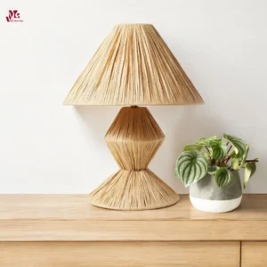 Raffia Bedroom Table Lamp