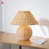Natural Rattan Table Lamp