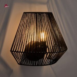 Hand Made Jute Wall Lamp