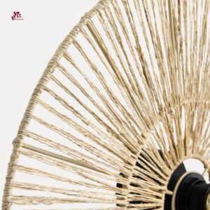 Vintage Woven Round Wall Light