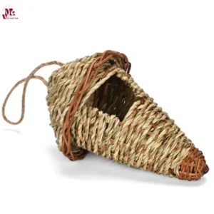 Straw Woven Hummingbird House