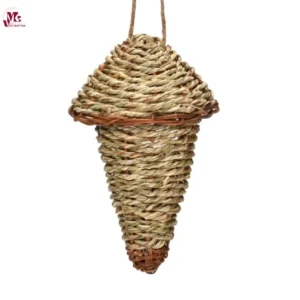 Straw Woven Hummingbird House