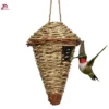 Straw Woven Hummingbird House