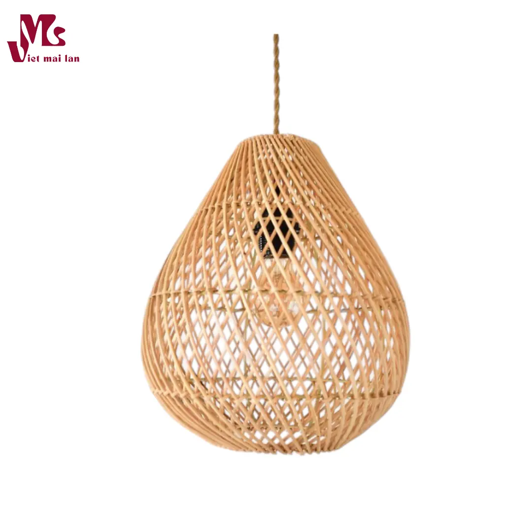 Woven Rattan Lampshade