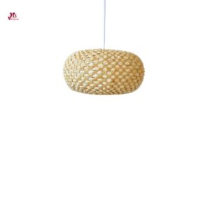Handmade wicker hanging light