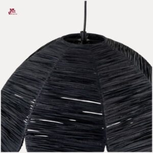 Black Willow Raffia Lamp Shade