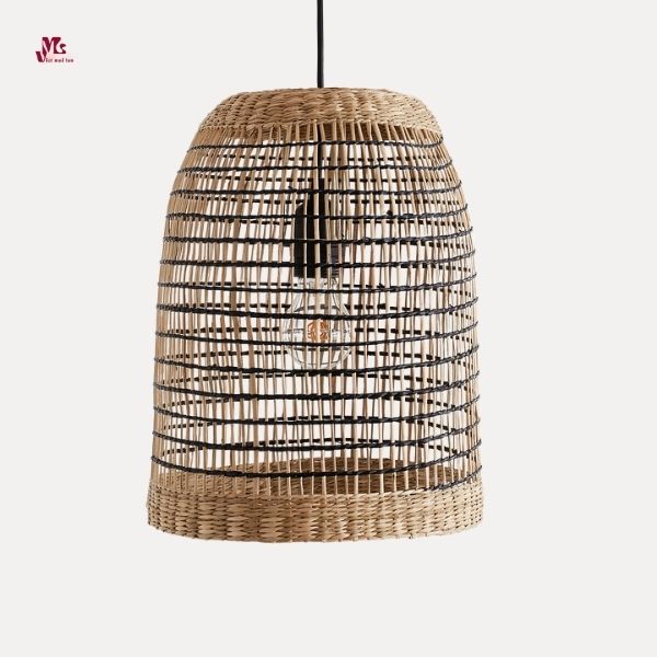 Straw chandelier