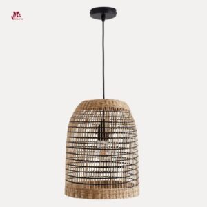 Straw chandelier