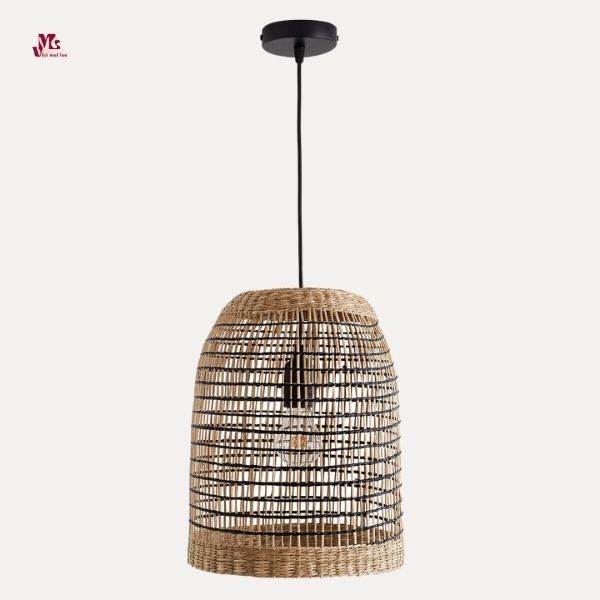 Straw chandelier