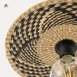 Decorative Hand-Woven Seagrass chandelier