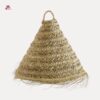 Straw chandelier