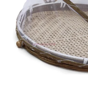 Wicker Bamboo Food Cover