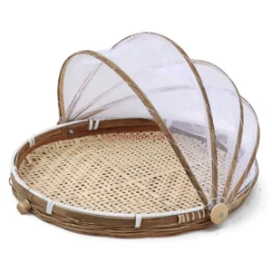 Wicker Bamboo Food Cover