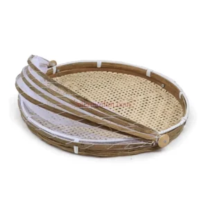 Wicker Bamboo Food Cover