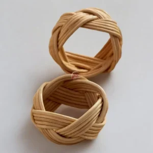 Natural Rattan Napkin Holder Ring