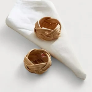 Natural Rattan Napkin Holder Ring