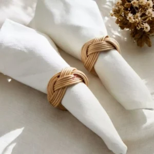 Natural Rattan Napkin Holder Ring
