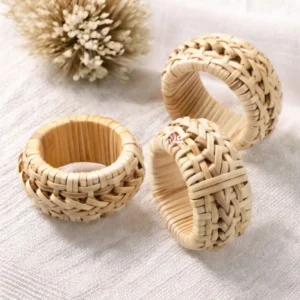 Handmade Natural Wicker Napkin Holder Ring
