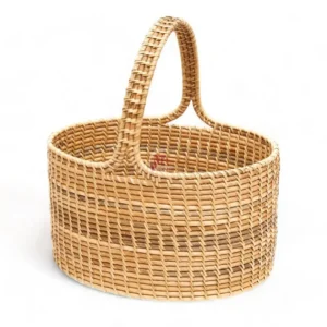 Vintage Rattan Picnic Basket