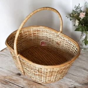 Wicker Rattan Picnic Basket