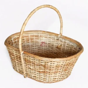 Wicker Rattan Picnic Basket