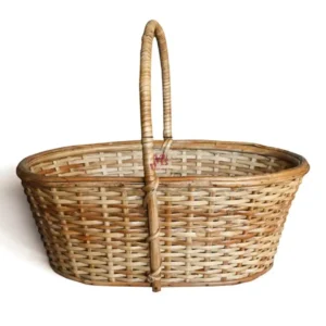 Wicker Rattan Picnic Basket