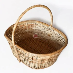 Wicker Rattan Picnic Basket