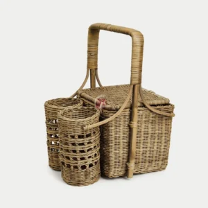 Handmade Rattan Picnic Basket