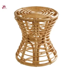 Handwoven Natural Rattan Stool