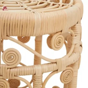 Set Of Two Natural Rattan Tables