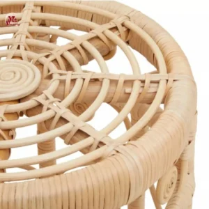 Set Of Two Natural Rattan Tables