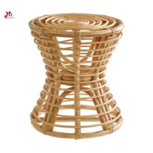 Handwoven Natural Rattan Stool