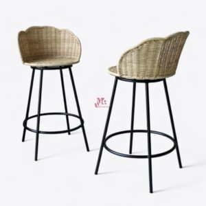 Rattan Height Bar Stools