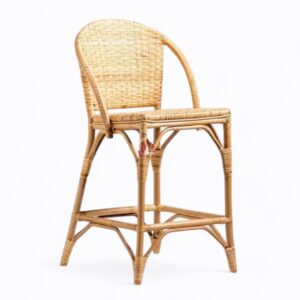 Rattan Bar Stool In Natural